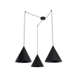 Pendul TK Lighting CONO metal, negru, E27 - TK-6629