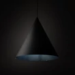 Pendul TK Lighting CONO metal, negru, E27 - TK-6630