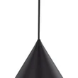 Pendul TK Lighting CONO metal, negru, E27 - TK-6630