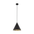 Pendul TK Lighting CONO metal, negru, E27 - TK-6630
