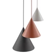 Pendul TK Lighting CONO metal, negru, téglasz1n, gri, E27 - TK-6633