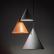 Pendul TK Lighting CONO metal, negru, téglasz1n, gri, E27 - TK-6633