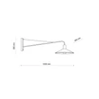 Aplica de perete TK Lighting JUMP metal, negru, E27 - TK-6638