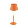 Veioza TK Lighting NICOLA metal, textil, portocaliu, E27 - TK-6640