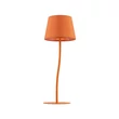 Veioza TK Lighting NICOLA metal, textil, portocaliu, E27 - TK-6640