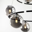 Pendul TK Lighting ANNABELLE metal, sticla, negru, gri, G9 - TK-6845