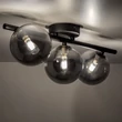 Plafoniera TK Lighting ESTERA metal, sticla, negru, gri, G9 - TK-6855