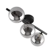 Plafoniera TK Lighting ESTERA metal, sticla, negru, gri, G9 - TK-6855