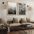 Aplica de perete TK Lighting JUTA metal, textil, negru, natur, E27 - TK-6858