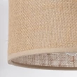 Aplica de perete TK Lighting JUTA metal, textil, negru, natur, E27 - TK-6858