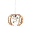 Pendul TK Lighting VENUS metal, lemn, negru, maro, E27 - TK-6886
