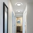 Plafoniera de baie TK Lighting AQUA metal, plastic, alb,negru,  LED, 24W, 3000K, 2565 Lm, IP54 - TK-6901