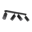Plafoniera TK Lighting JET metal, negru, GU10 - TK-6916