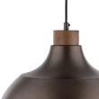 Pendul TK Lighting CAP metal, maro, E27 - TK-6926
