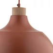 Pendul TK Lighting CAP metal, caramiziu, E27 - TK-6927
