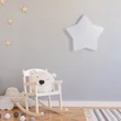 Aplica de perete TK Lighting STAR metal, plastic, textil, alb, E27 - TK-6972