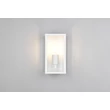 Aplica de perete exterior Trio GARONNE metal, sticla, alb, transparent, E27, IP44 - Trio-201860131