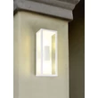 Aplica de perete exterior Trio GARONNE metal, sticla, alb, transparent, E27, IP44 - Trio-201860131