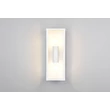 Aplica de perete exterior Trio GARONNE metal, sticla, alb, transparent, E27, IP44 - Trio-201860231