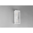 Aplica de perete exterior Trio GARONNE metal, sticla, alb, transparent, E27, IP44 - Trio-201860231