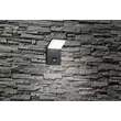 Aplica de perete exterioara cu senzor Trio PEARL metal, plastic, antracit, alb, LED, 3000K, 8W, 900lm, IP54 - 221169142