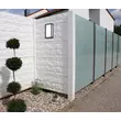 Aplica de perete exterioara Trio TIMOK metal, plastic, antracit, alb, E27, IP54 - 228060142