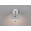 Aplica de perete Trio KEATON metal, plastic, gri, alb, LED, 10W, 2300-3000-4000K, 1200Lm - 240270176