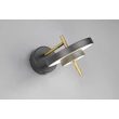 Aplica de perete Trio KEATON metal, plastic, negru, auriu, alb, LED, 10W, 2300-3000-4000K, 1200Lm - 240270180
