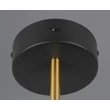 Aplica de perete Trio KEATON metal, plastic, negru, auriu, alb, LED, 10W, 2300-3000-4000K, 1200Lm - 240270180