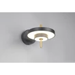 Aplica de perete Trio KEATON metal, plastic, negru, auriu, alb, LED, 10W, 2300-3000-4000K, 1200Lm - 240270180