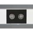 Aplica de perete Trio CONCHITA metal, alb, LED, 3W, 2700-6500K, 300Lm - 257619131
