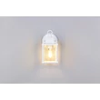 Aplica de perete exterior Trio MIRANDE metal, sticla, alb, transparent, E27, IP23 - Trio-262260131