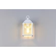 Aplica de perete exterior Trio MIRANDE metal, sticla, alb, transparent, E27, IP23 - Trio-262260131