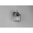Aplica de perete exterior Trio MIRANDE metal, sticla, antracit, transparent, E27, IP23 - Trio-262260142