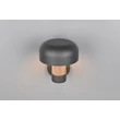 Aplica de perete exterior Trio FRASER metal, lemn, antracit, E27, IP54 - Trio-262560135