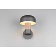 Aplica de perete exterior Trio FRASER metal, lemn, antracit, E27, IP54 - Trio-262560135