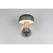 Aplica de perete exterior Trio FRASER metal, lemn, antracit, E27, IP54 - Trio-262569135