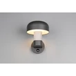 Aplica de perete exterior Trio FRASER metal, beton, antracit, E27, IP54 - Trio-262569178