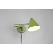 Aplica de perete Trio COSIMA metal, verde, E14 - 263970115