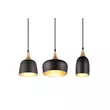 Pendul Trio CHIRAZ metal, negru, E14 - 310500332