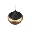 Pendul Trio CHIRON metal, alama, negru, E27 - 310890108