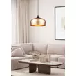 Pendul Trio CHIRON metal, alama, negru, E27 - 310890108