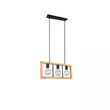 Pendul Trio AGRA metal, lemn, negru, maro, E27 - 313800332