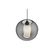 Pendul Trio FILO metal, sticla, negru, alb, E27 - 313900132