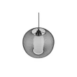 Pendul Trio FILO metal, sticla, negru, alb, E27 - 313900132