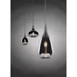 Pendul Trio LUMINA metal, sticla, negru, fumuriu, E14 - 317000332