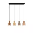 Pendul Trio AGUDO metal, negru, multicolor, E27 - 319400417