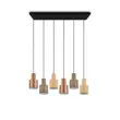 Pendul Trio AGUDO metal, negru, multicolor, E27 - 319400617