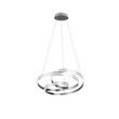 Pendul Trio NURIA metal, nichel, LED, 2300K-3000K-4000K, 60W, 7200lm - 326210107