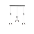 Pendul Trio FRANKLIN metal, nichel, LED, 3000K, 3x9W, 3150lm - 326510307